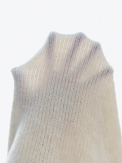 Solid Drop Shoulder Sweater