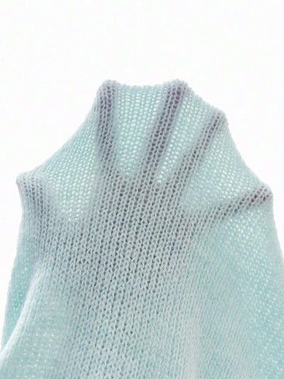 Solid Drop Shoulder Sweater
