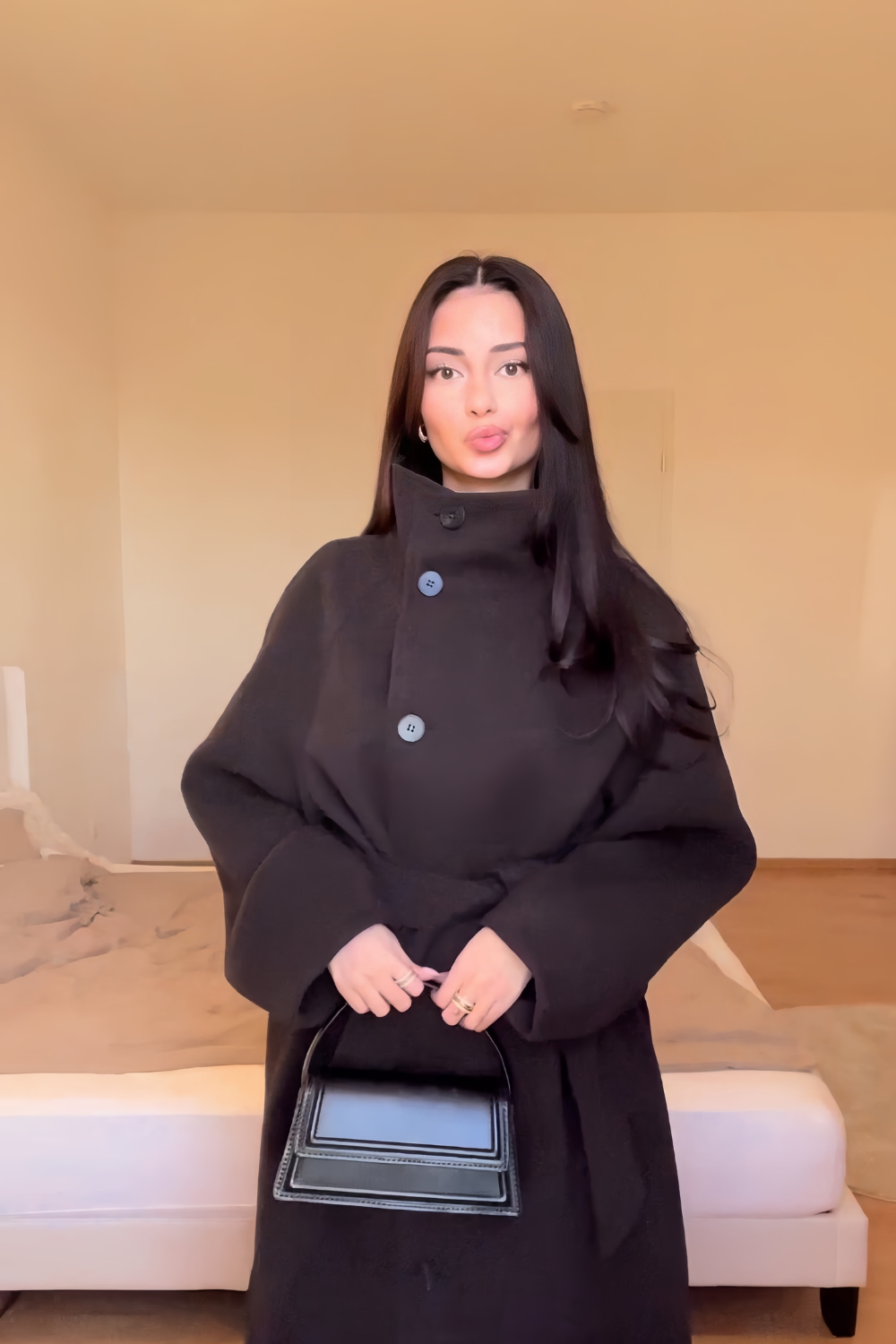 juliette high neck coat