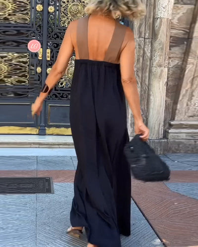 Marie – Cross Neck Maxi Dress