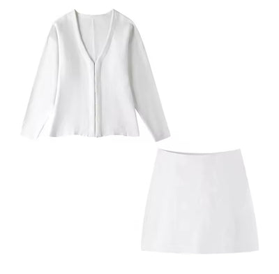 SARA-JEAN set - WHITE