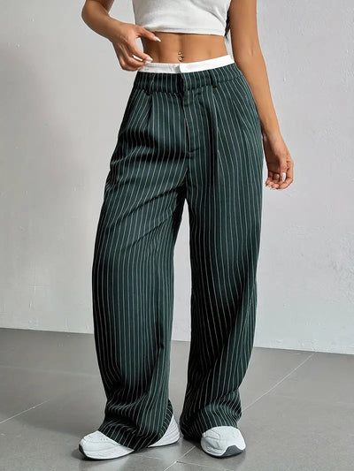 alexandra striped pants