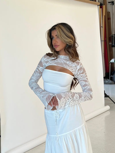 LA-VERA LACE TOP