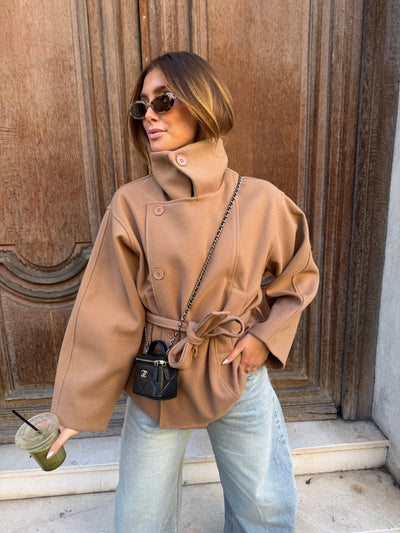 ramona camel coat