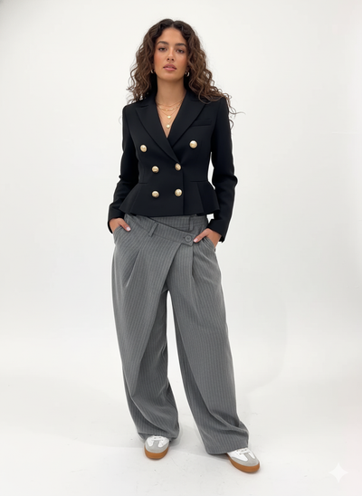 amy Striped Tailored Trousers