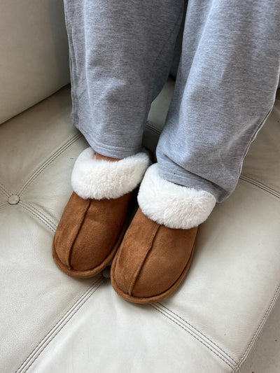 JAYNA slippers - brown