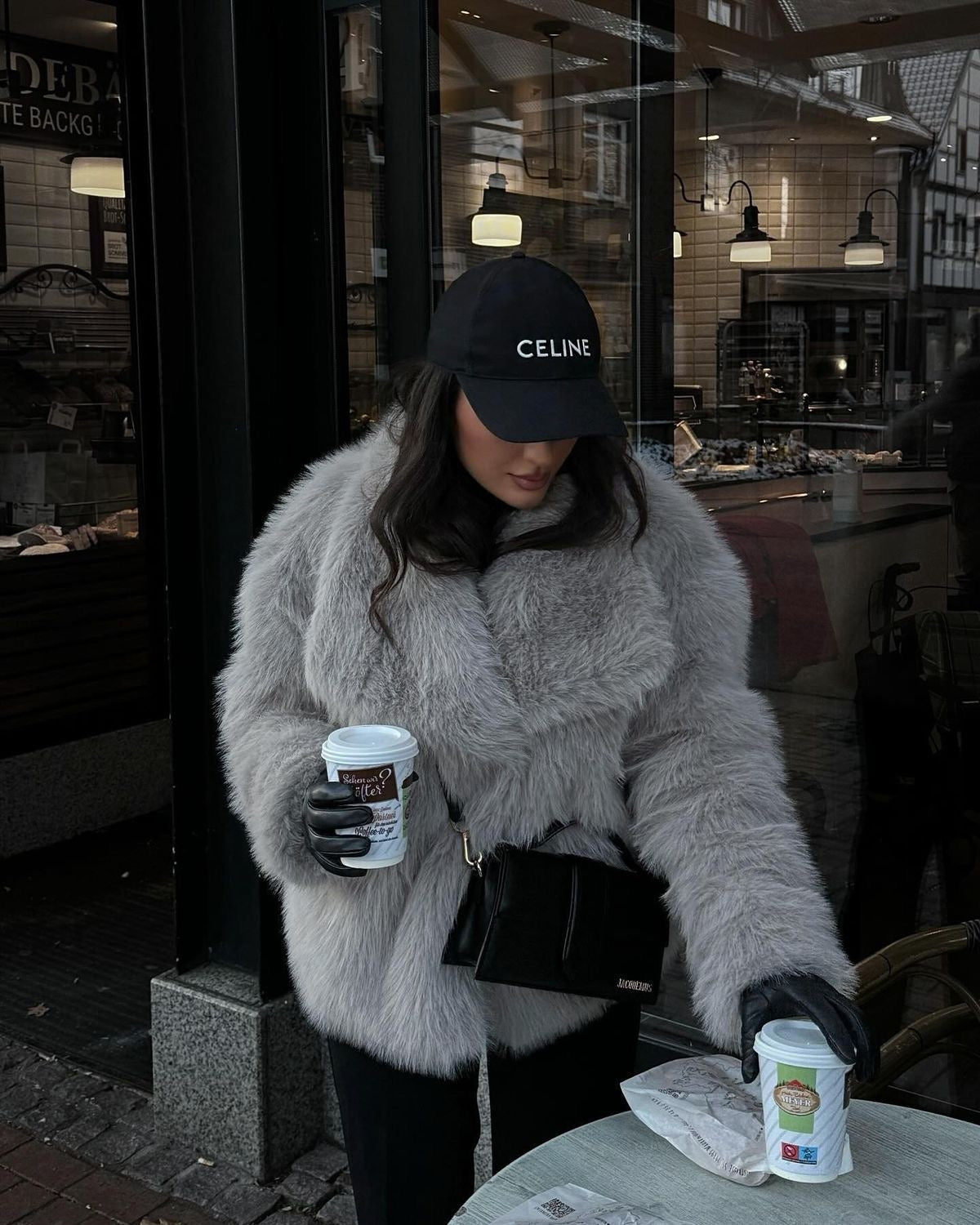 ESME FAUX FUR COAT