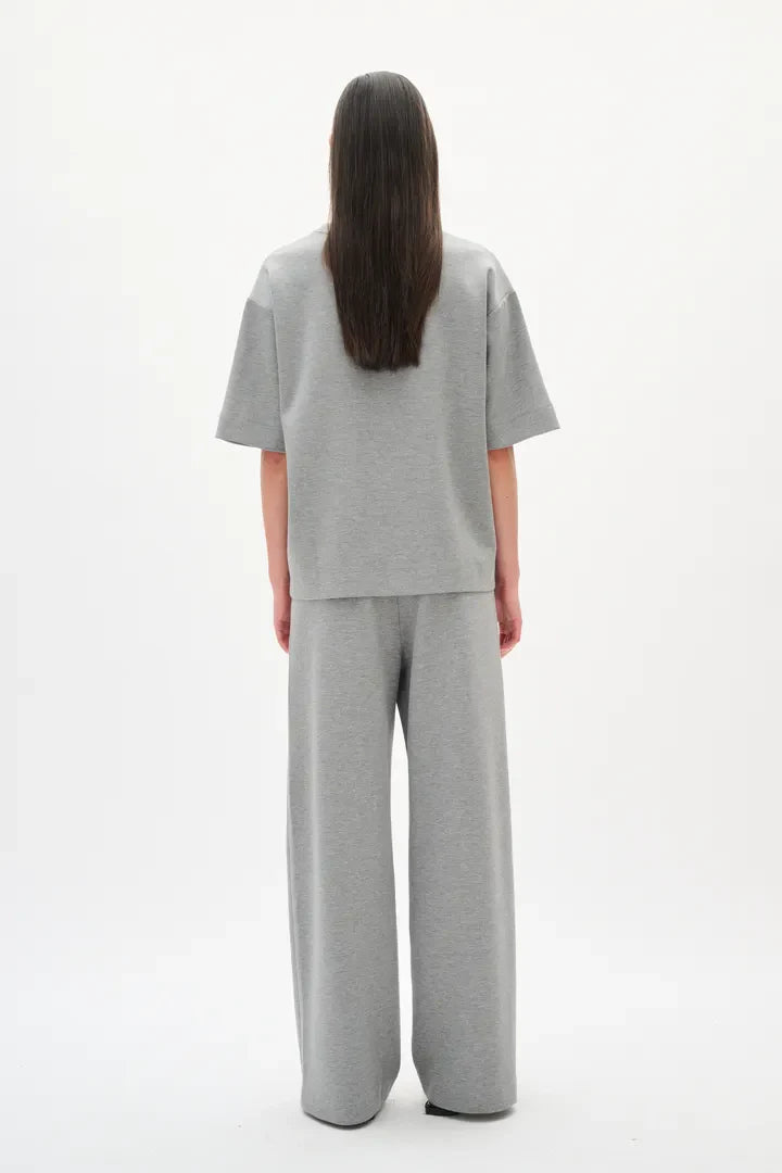 ROSE Wide Leg Joggers - GREY