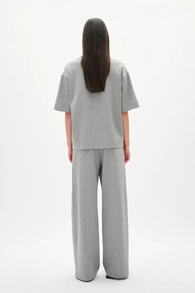 ROSE Wide Leg Joggers - GREY