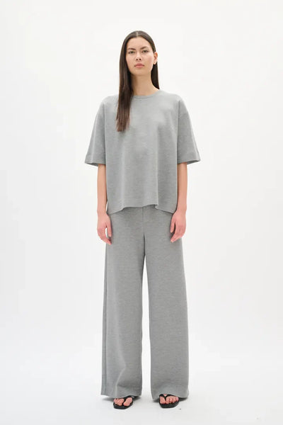 ROSE Wide Leg Joggers - GREY