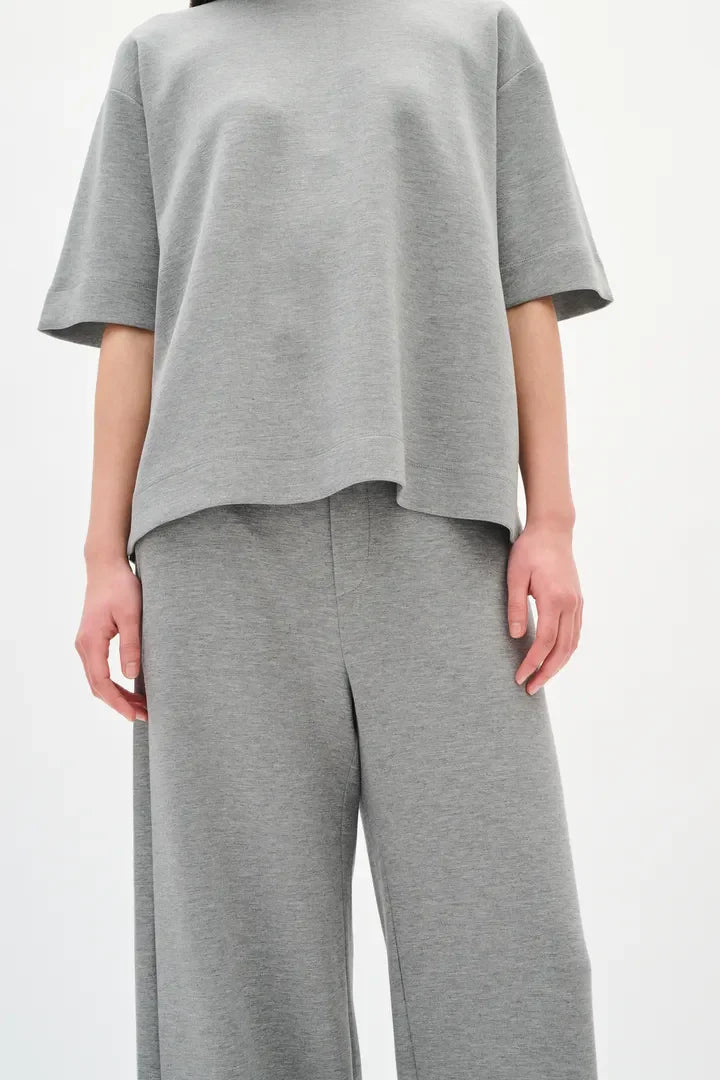 ROSE Wide Leg Joggers - GREY