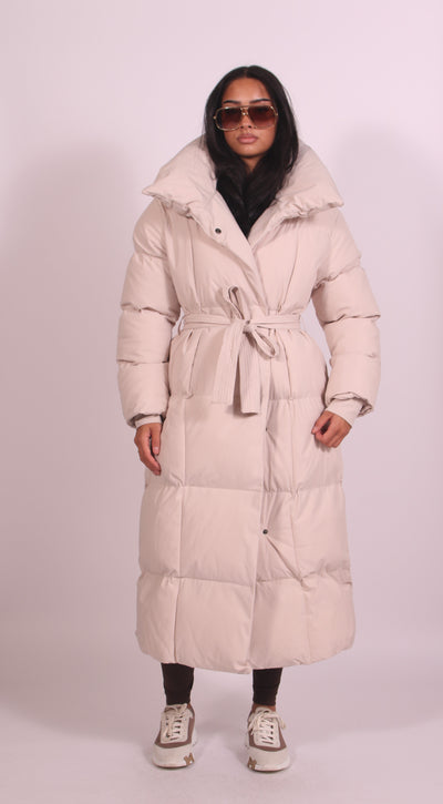 georgia pufferjacket - beige