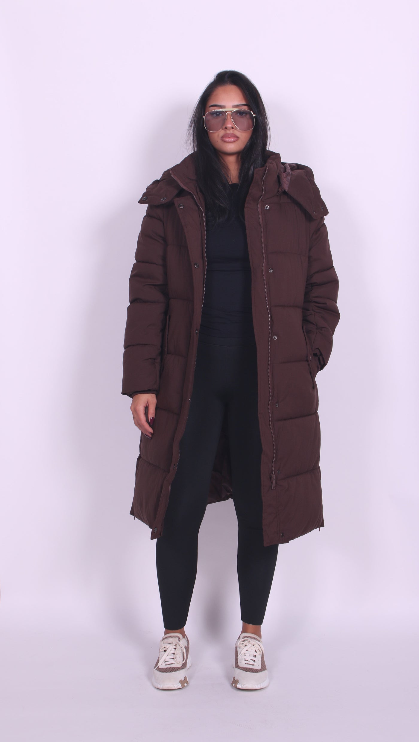 georgia pufferjacket - brown
