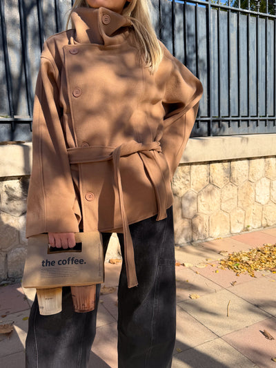 ramona camel coat