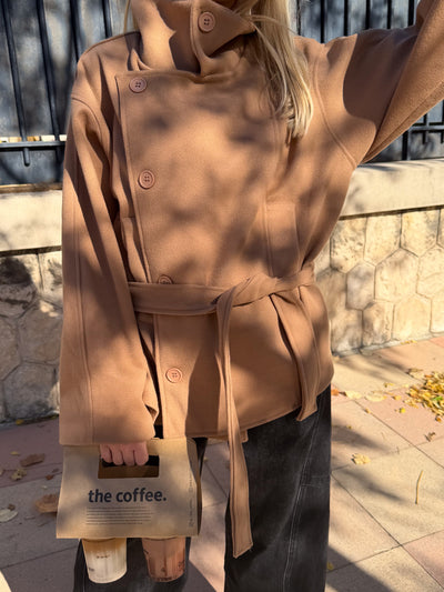 ramona camel coat