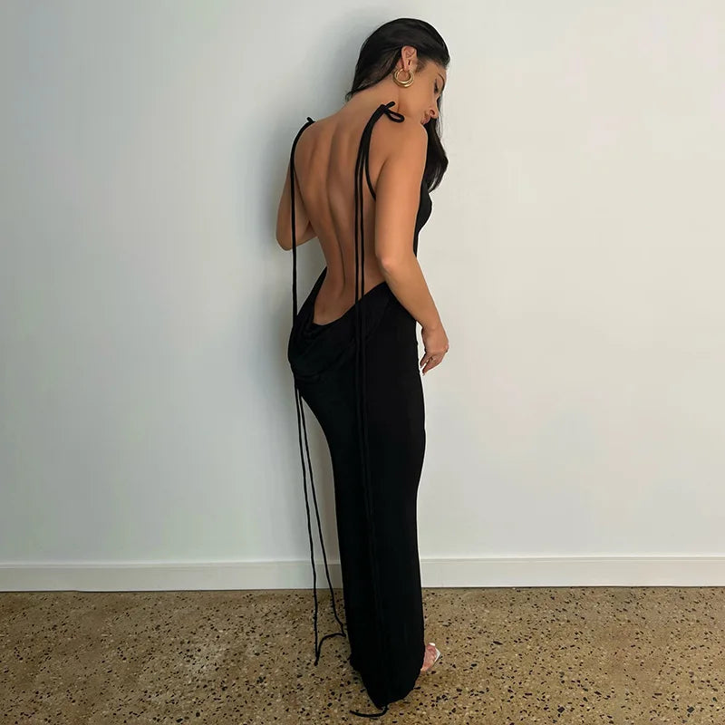 Serena Backless Maxi Dress
