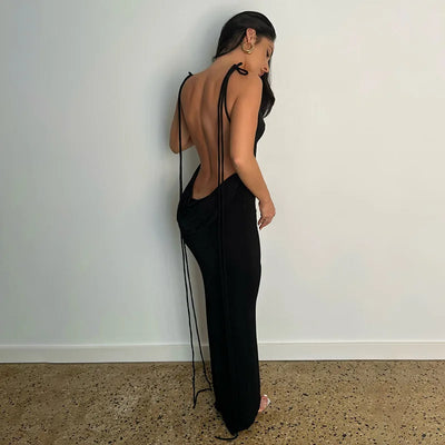 Serena Backless Maxi Dress
