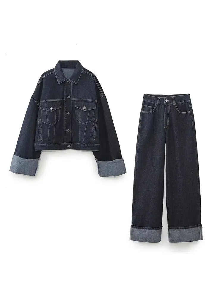 LILY- ANN - denim set