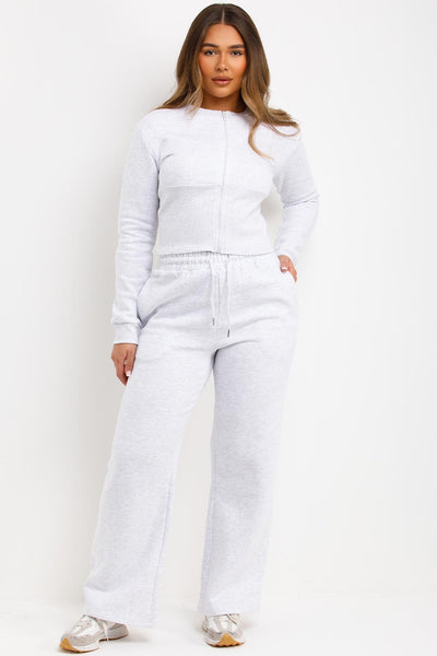 Lara Marl Tracksuit - Grey