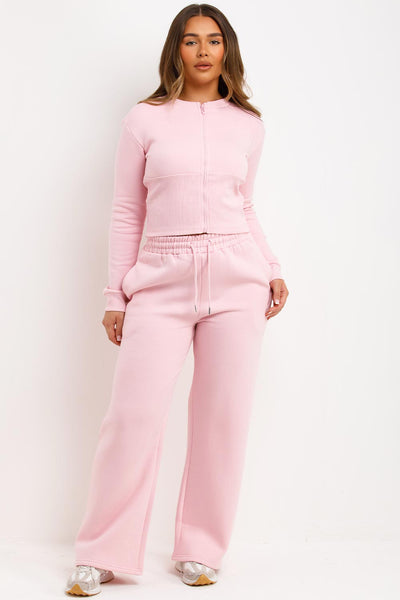 Lara Marl Tracksuit - Pink