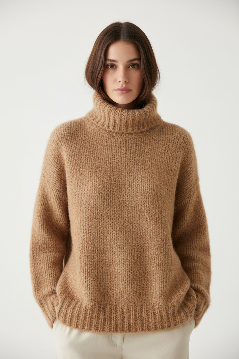 NOEL Turtleneck Knit Sweater