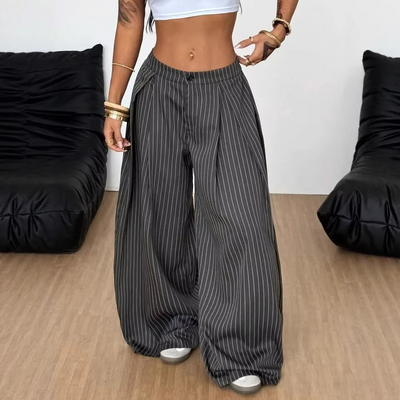 alexandra striped pants