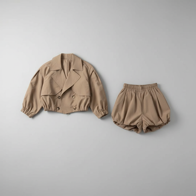 stephanie Blazer & Shorts Set