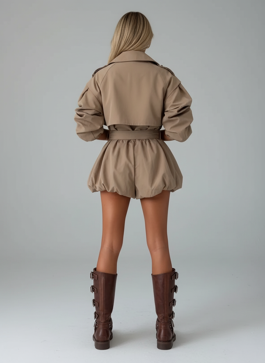 stephanie Blazer & Shorts Set