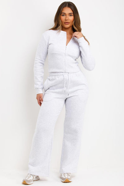 Lara Marl Tracksuit - Grey