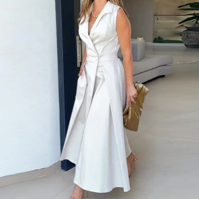 Amancia | V-neck Midi Dress