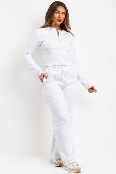 Lara Marl Tracksuit - Grey