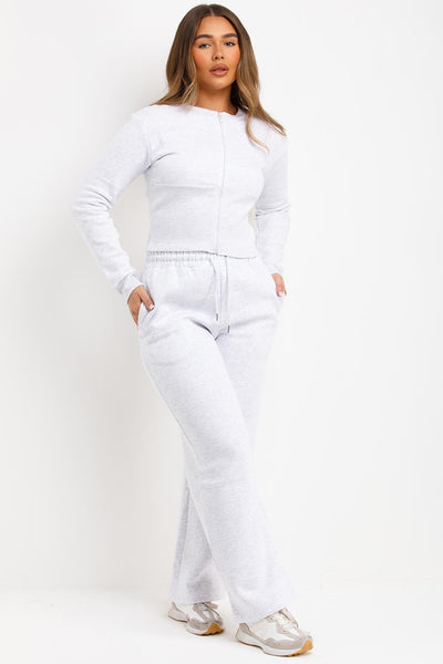 Lara Marl Tracksuit - Grey