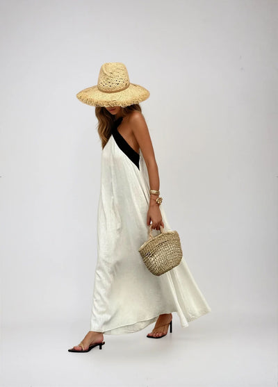 Marie – Cross Neck Maxi Dress
