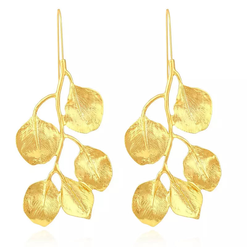 nuria golden earrings