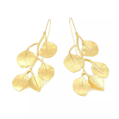 nuria golden earrings